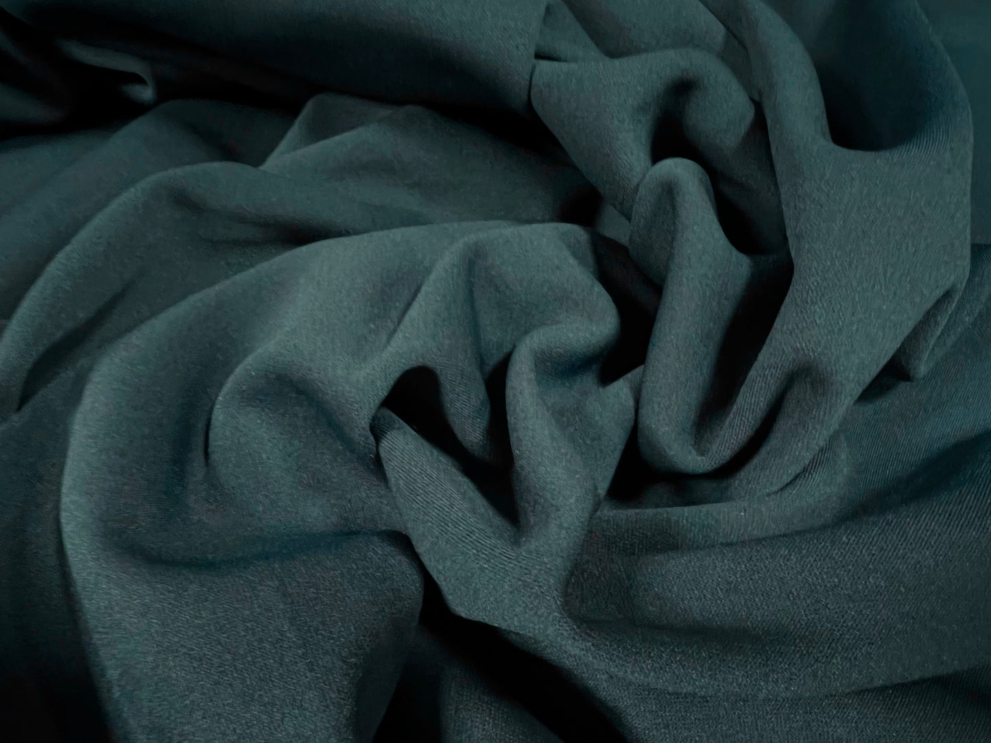 Scuba stretch spandex double jersey neoprene style fabric, per metre - plain - teal