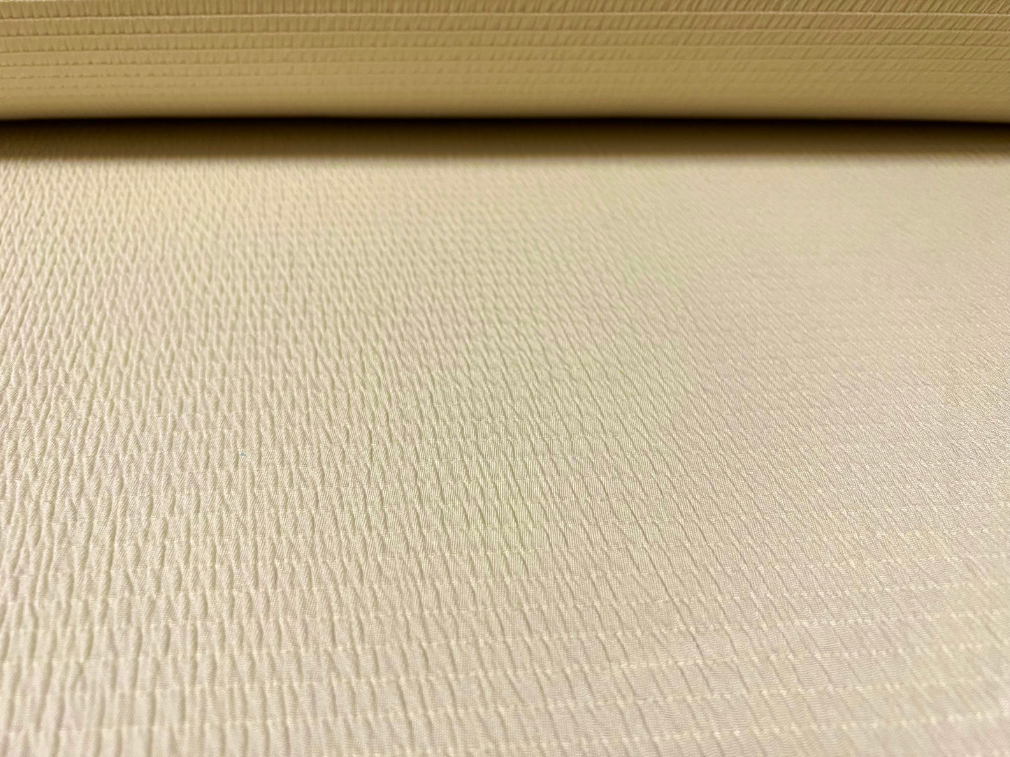 Sheared bodycon stretch spandex jersey fabric, per metre - plain - cream