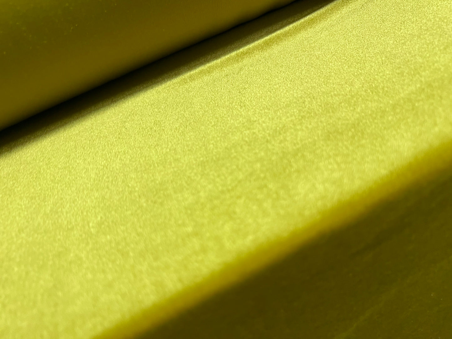 Spandex velvet stretch dress fabric, per metre - plain - chartreuse