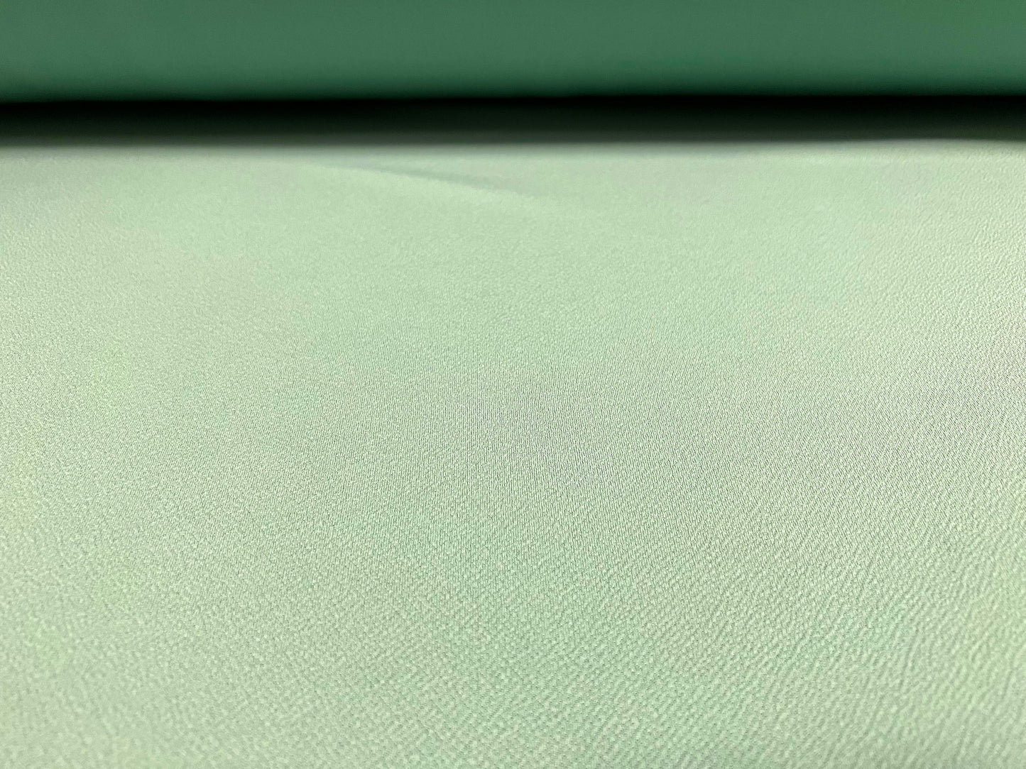 Liverpool textured scuba stretch spandex jersey fabric, per metre - plain - sage green