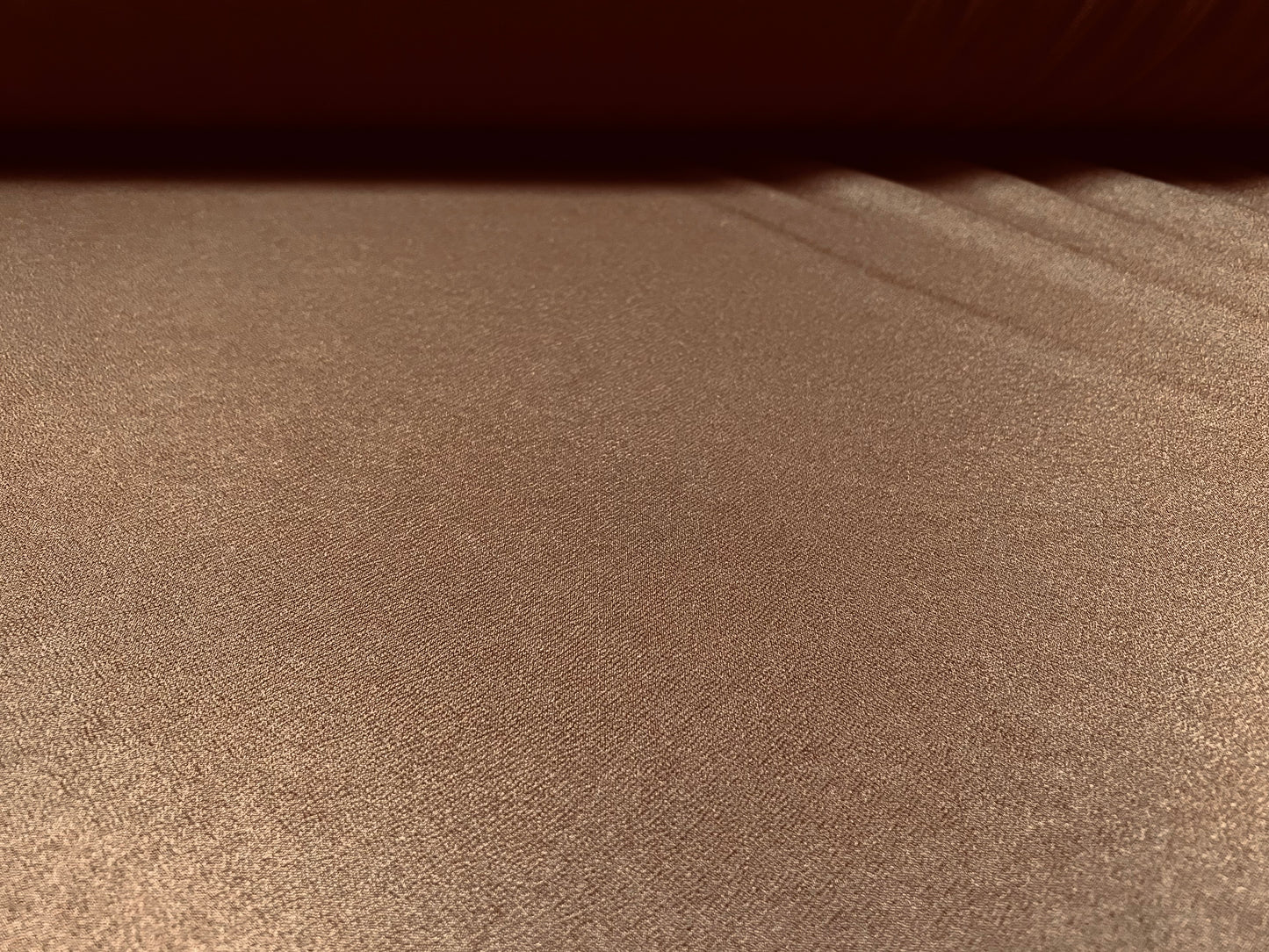 Valentino crepe stretch spandex jersey fabric - similar to scuba - per metre - chocolate brown