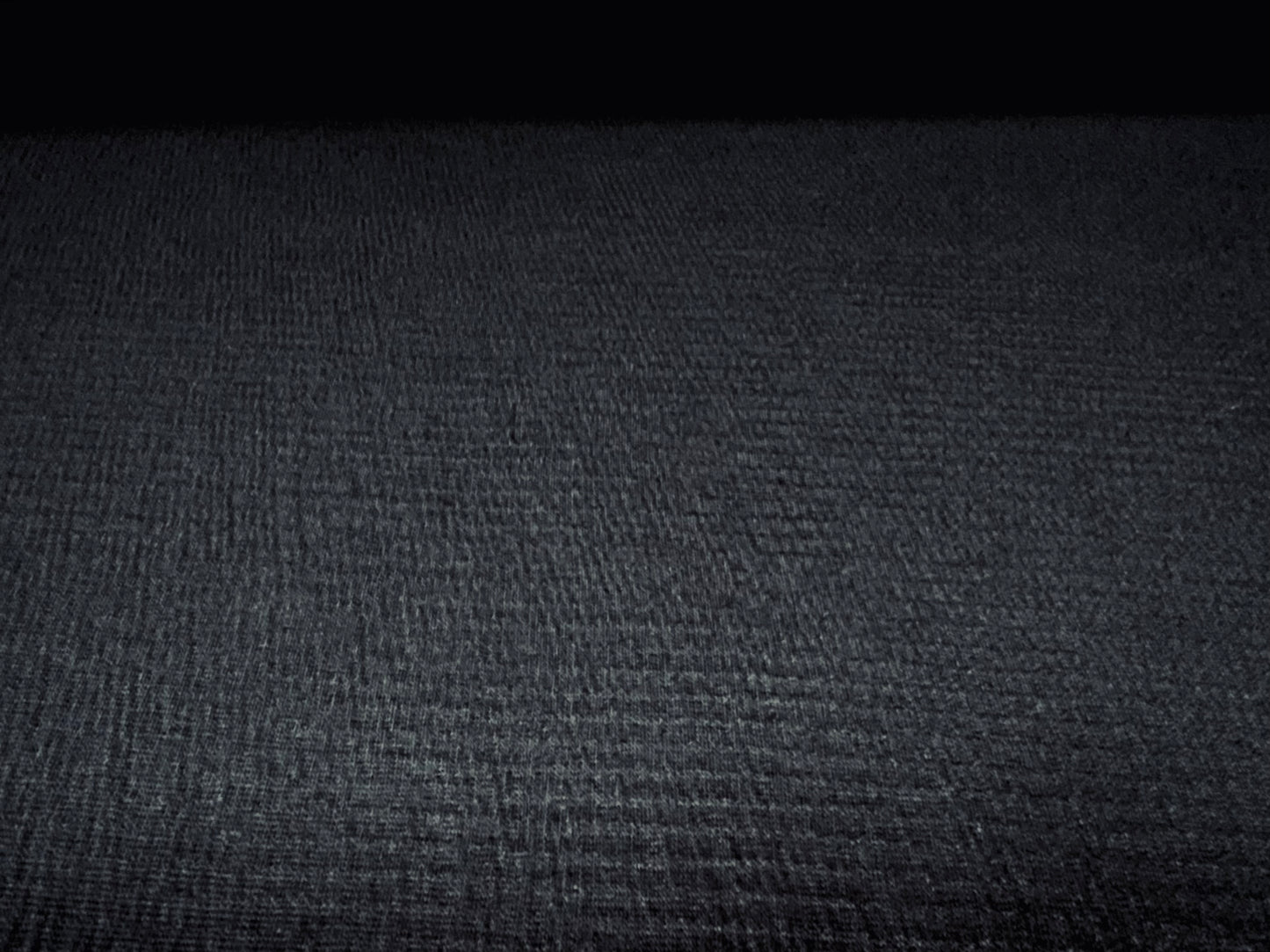 Cheesecloth single jersey fashion fabric, per metre - plain - black