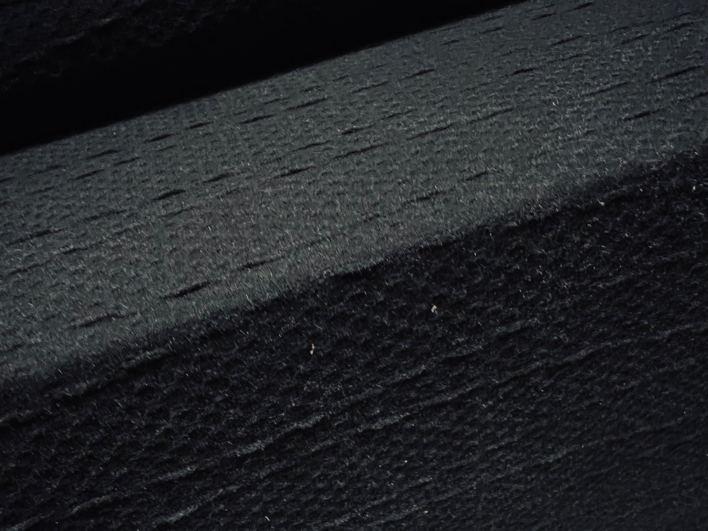 Wave jacquard single jersey dress fabric, per metre - black