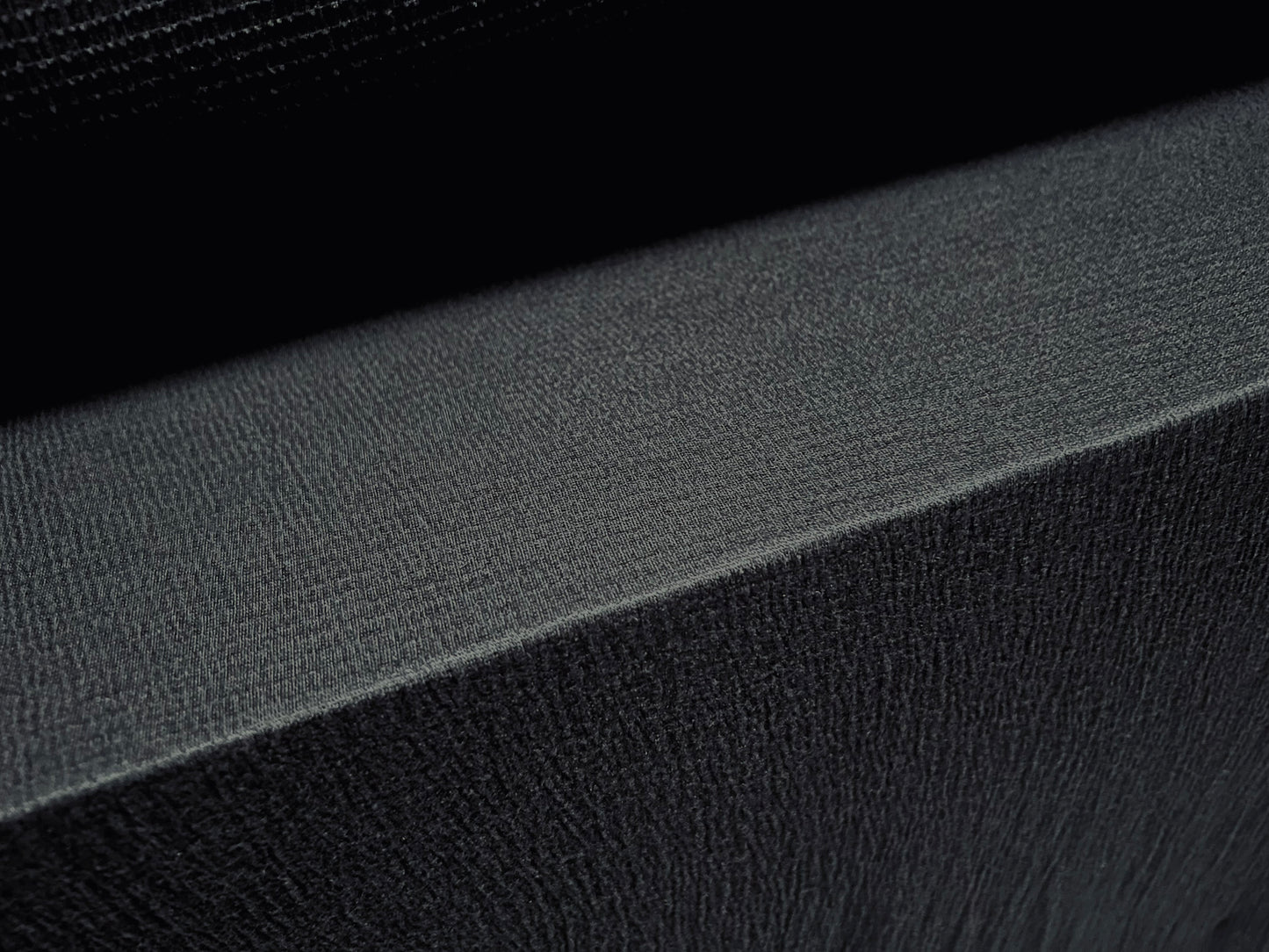 Cheesecloth single jersey fashion fabric, per metre - plain - black