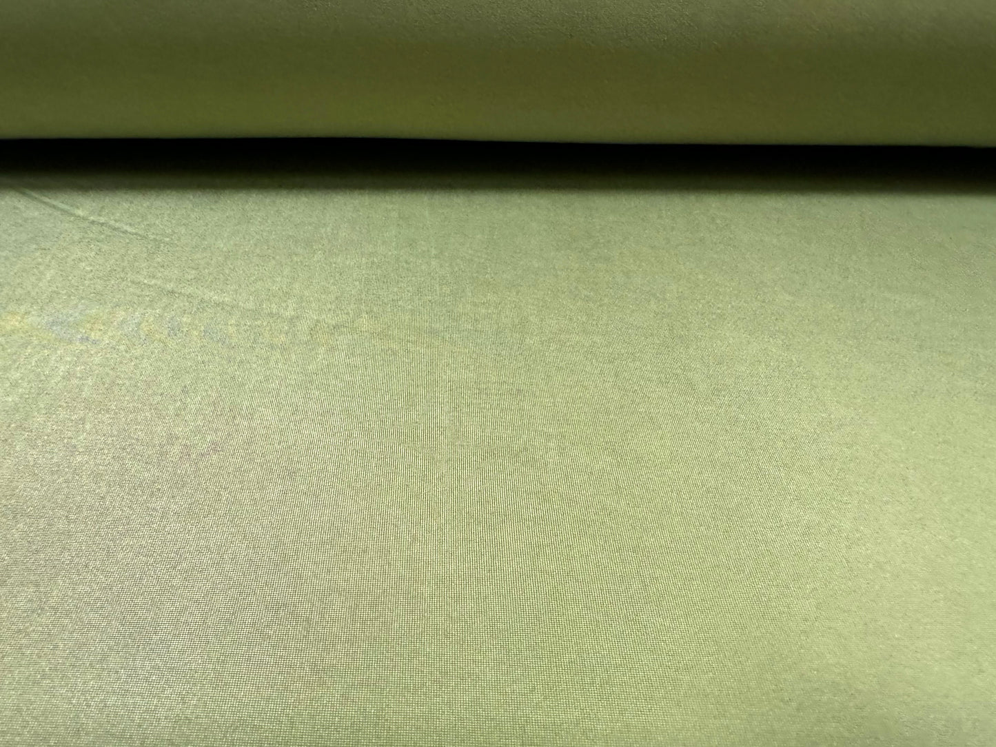 Soft touch stretch spandex single jersey fabric, per metre - plain - sage green