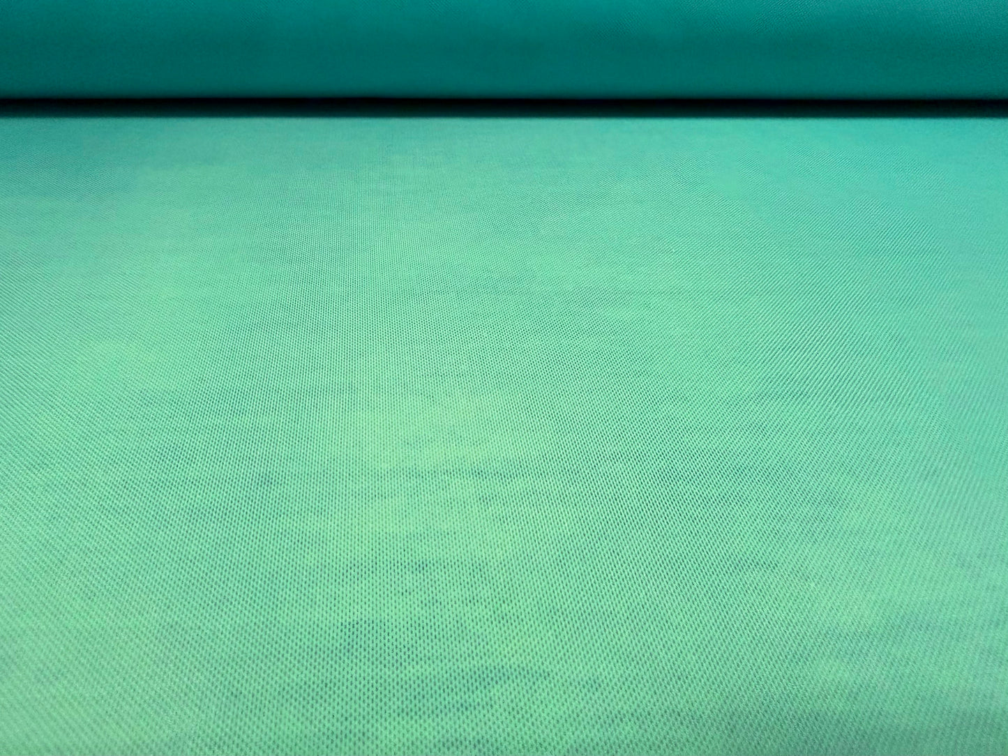 Power mesh net stretch spandex fabric, per metre - plain - turquoise