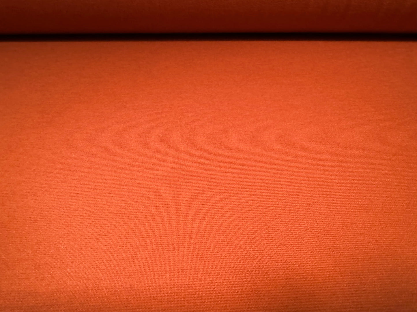 Ponte Roma stretch double jersey knit fabric, per metre - plain - terracotta