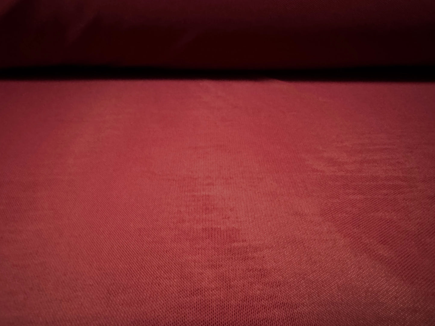 Power mesh net stretch spandex fabric, per metre - plain - loganberry