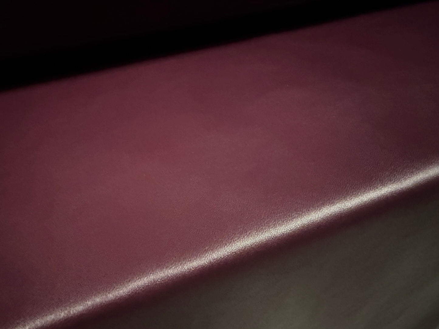 PVC coated fabric, per metre - plain - aubergine