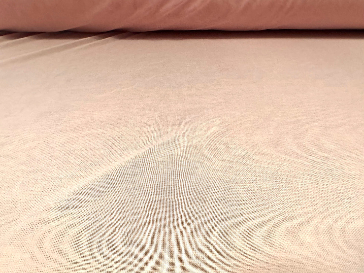 Chiffon jersey fabric, per metre - plain - baby pink