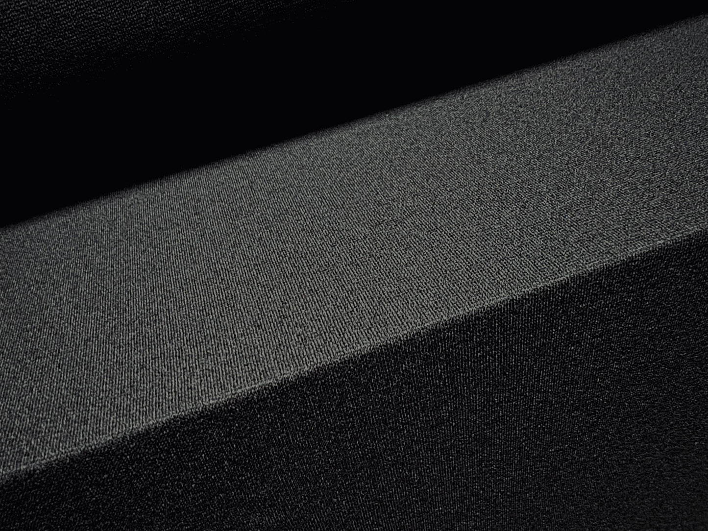 Super Stretch Spandex crepe single jersey fabric, per metre - plain - black