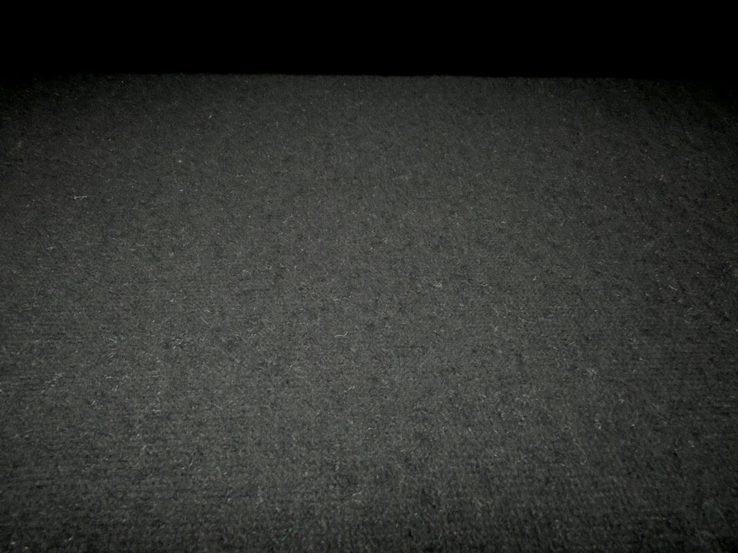 Wool bouclé fabric, per metre - plain - black