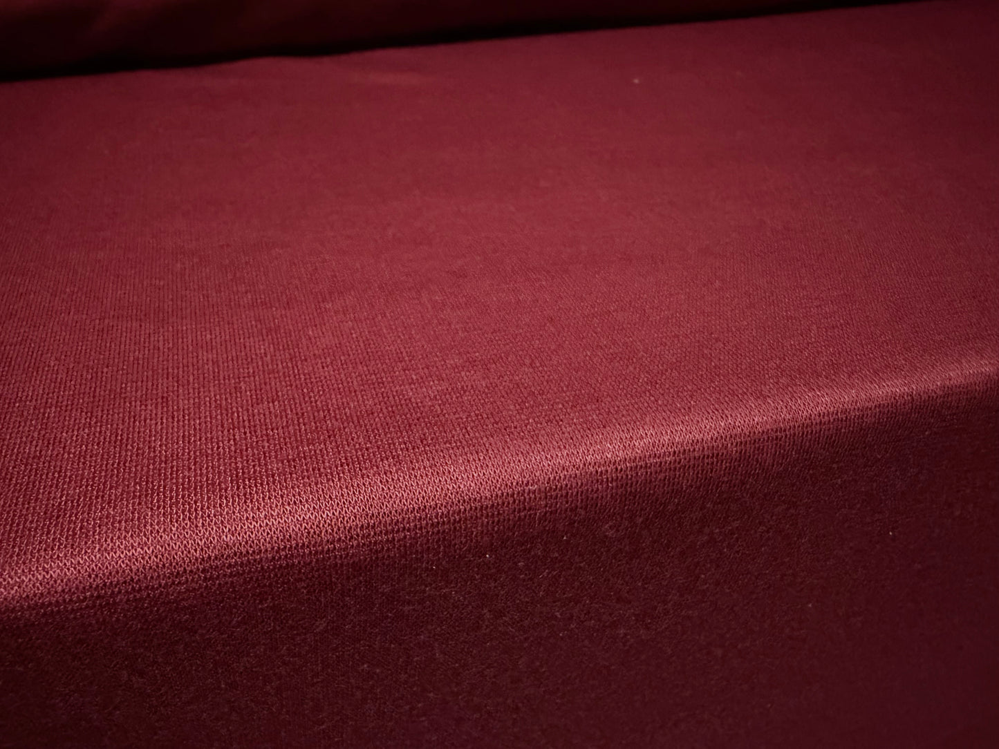 Ponte Roma stretch spandex double jersey fabric, per metre - plain - wine