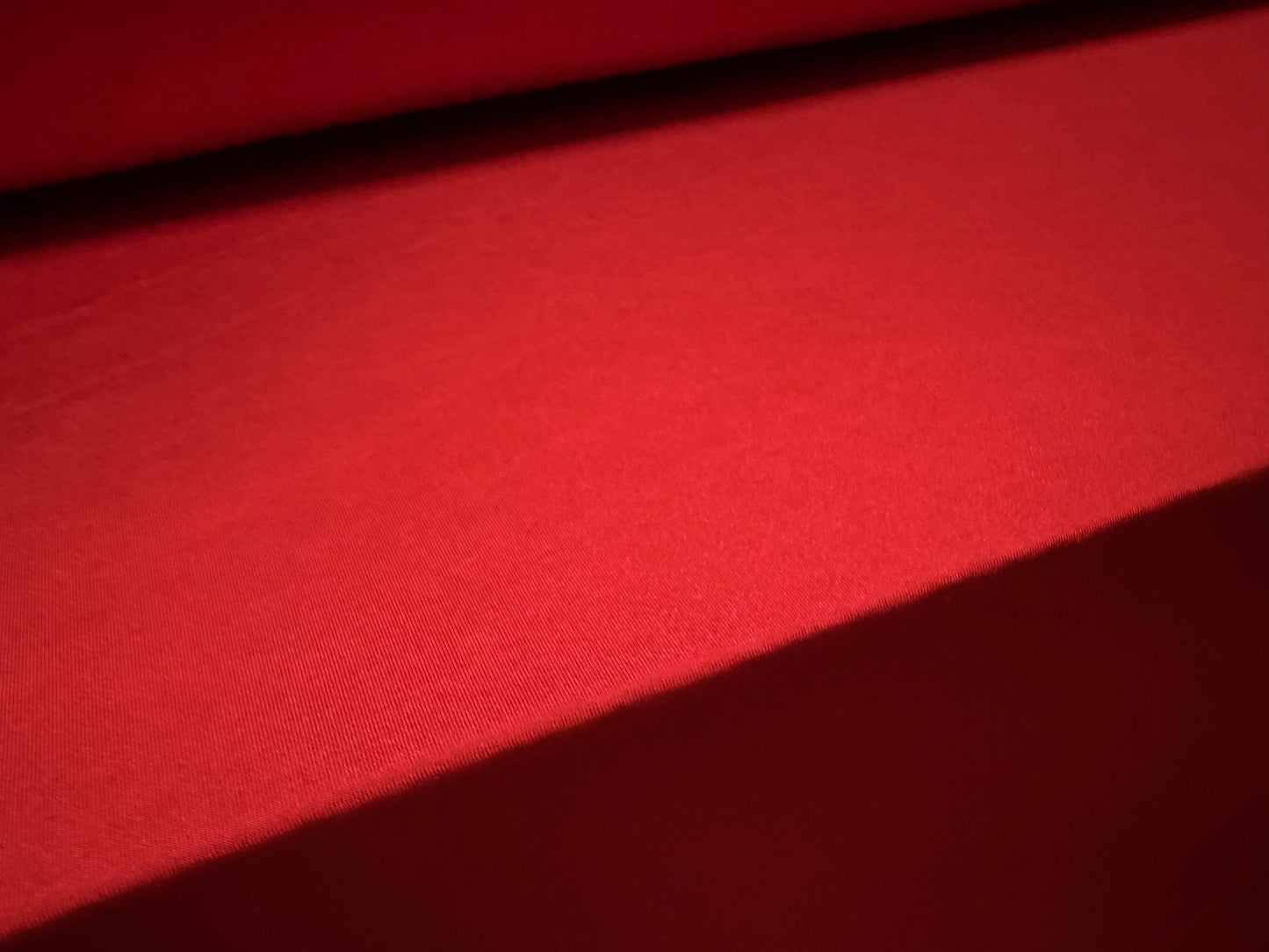 Stretch spandex jersey fashion fabric, per metre - plain - red