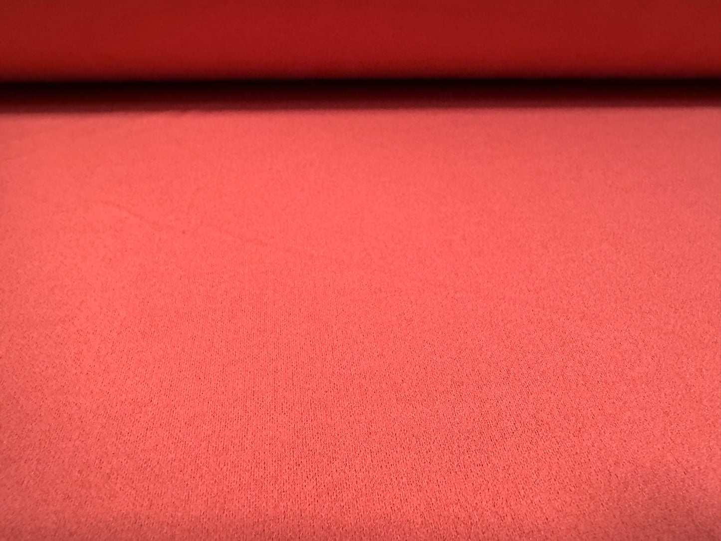 Scuba crepe stretch spandex double jersey fabric, per metre - plain - salmon pink