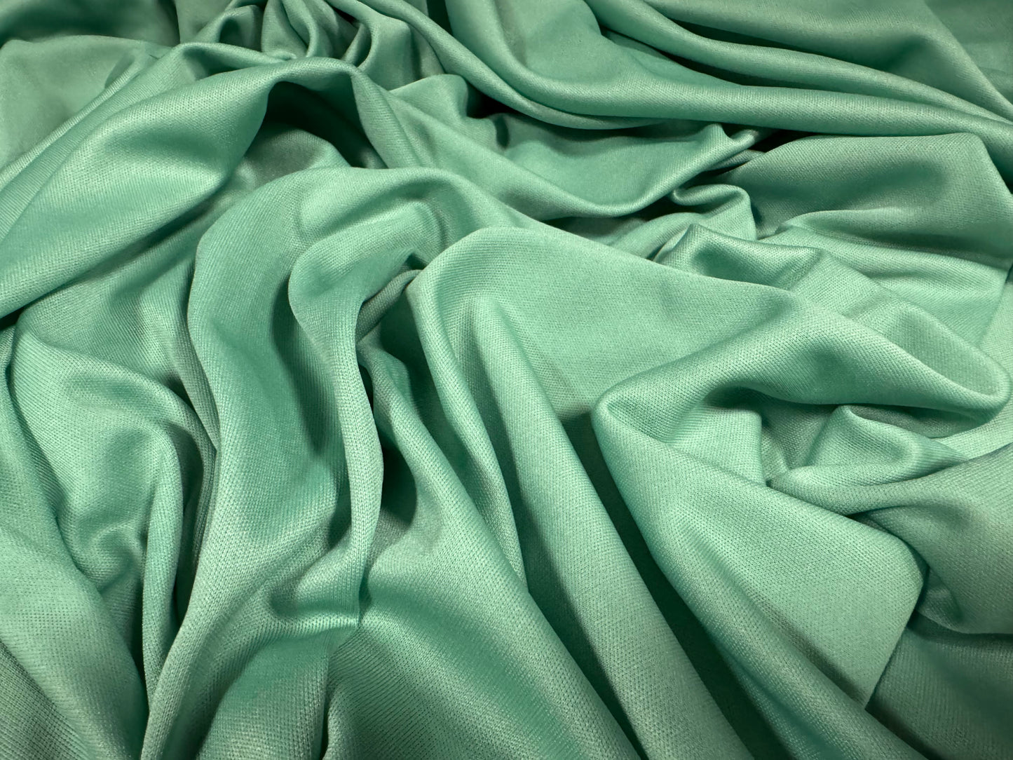 Single Jersey fashion fabric, per metre - plain - mint green