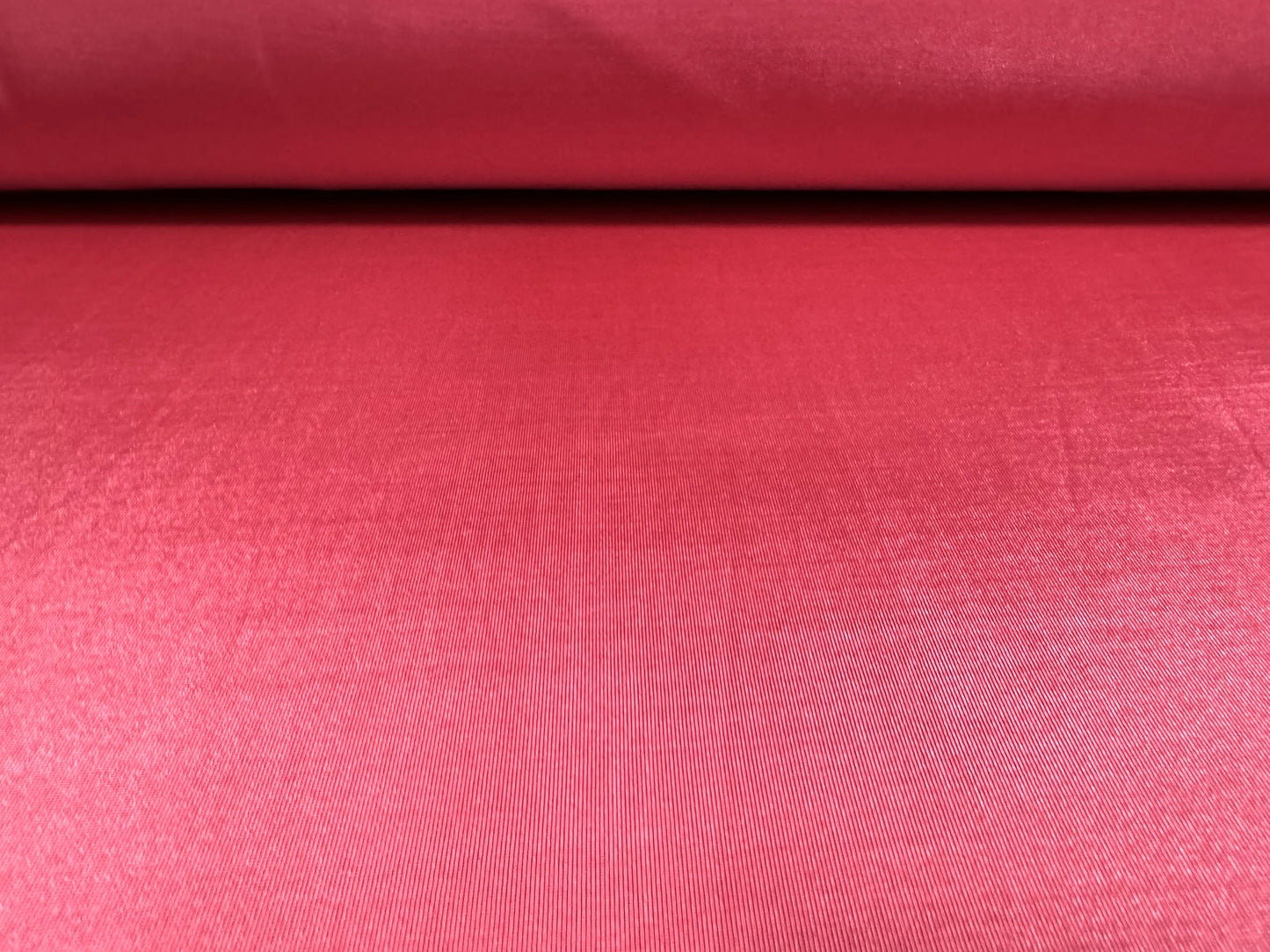 Disco shimmer stretch spandex jersey fabric, per metre - plain - cerise pink