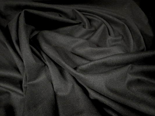 Cotton iron on fusible interfacing fabric, per metre - black