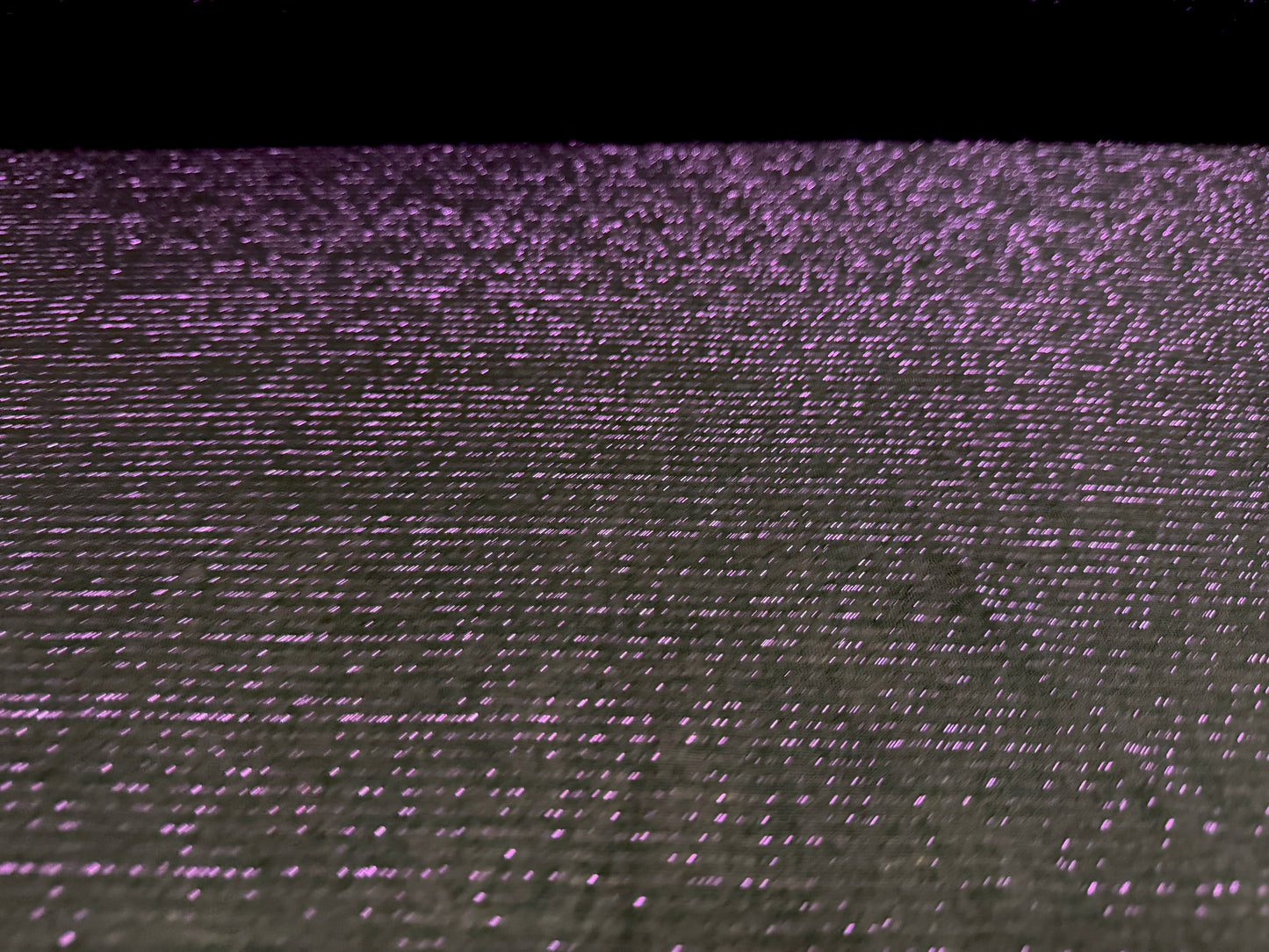 Metallic single jersey fabric, per metre - pinstripe - magenta & black lurex sparkle