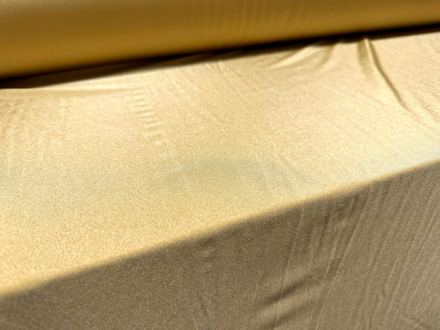 Swimwear stretch spandex jersey fabric, per metre - plain - gold