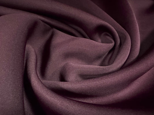 Sandwich Scuba Neoprene spandex double jersey fabric, per metre - plain - purple