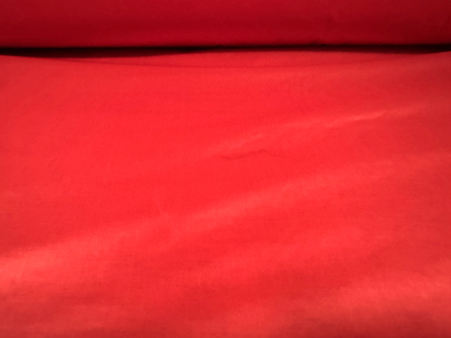 Lightweight woven nylon fabric, per metre - plain - red