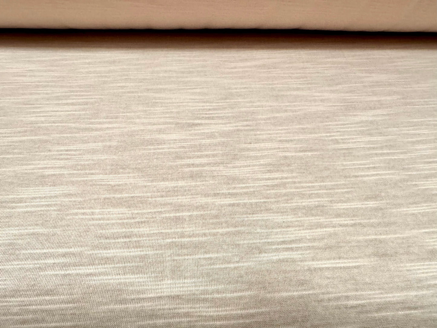 Lightweight slub single jersey fabric, per metre - plain - Caucasian skin tone