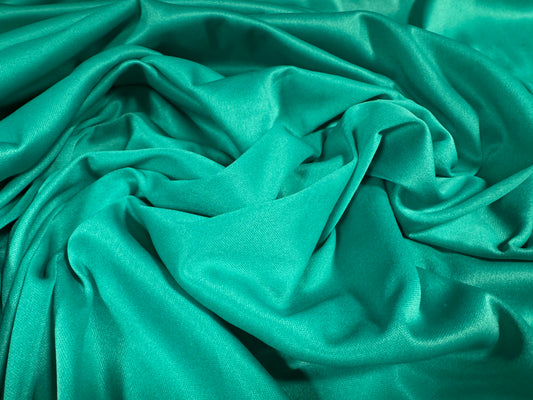 Single Jersey fashion fabric, per metre - plain - jade green