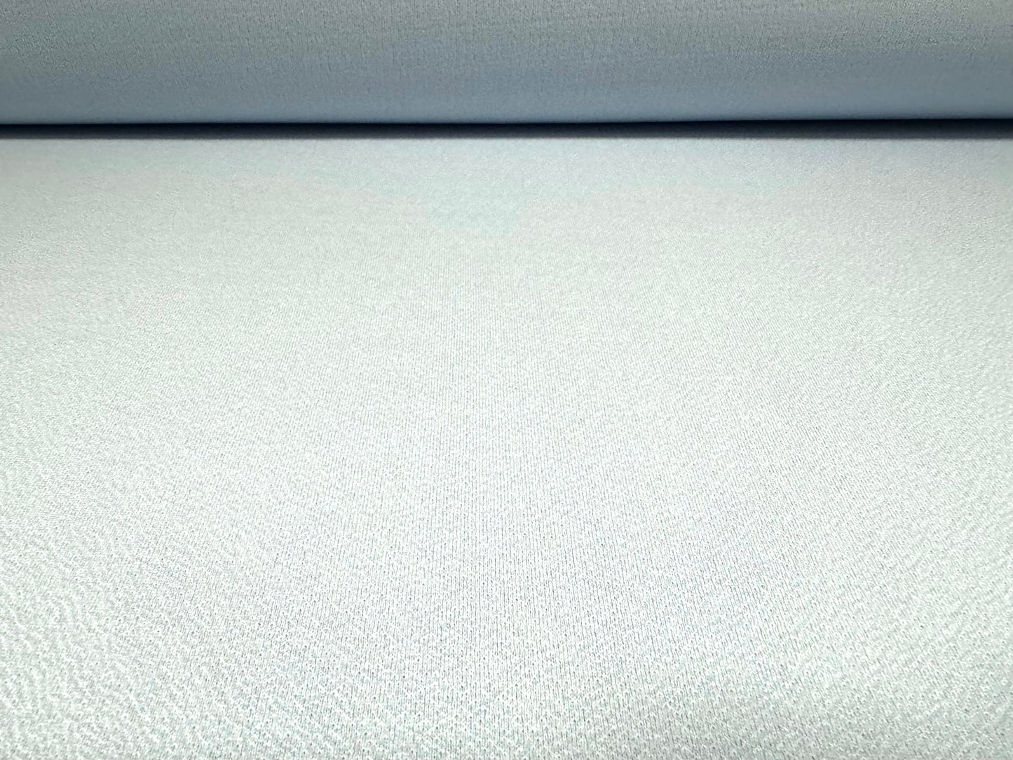 Stretch crepe double jersey fabric - per metre - plain - pale blue