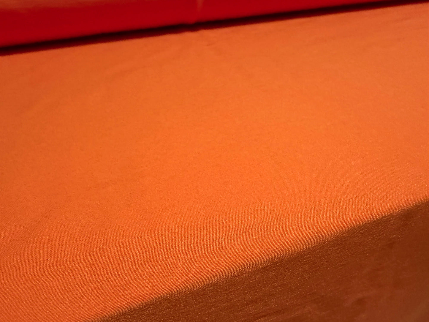Bengaline stretch woven trouser, skirt fabric per metre - plain - orange