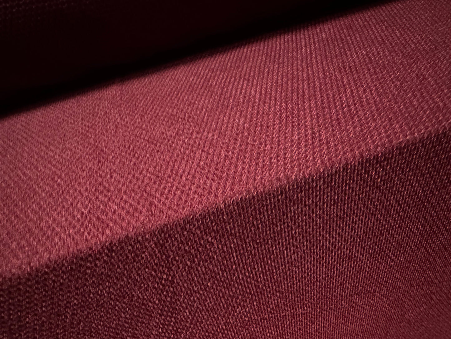 Stretch spandex sateen jersey fabric, per metre - micro dobby jacquard - burgundy