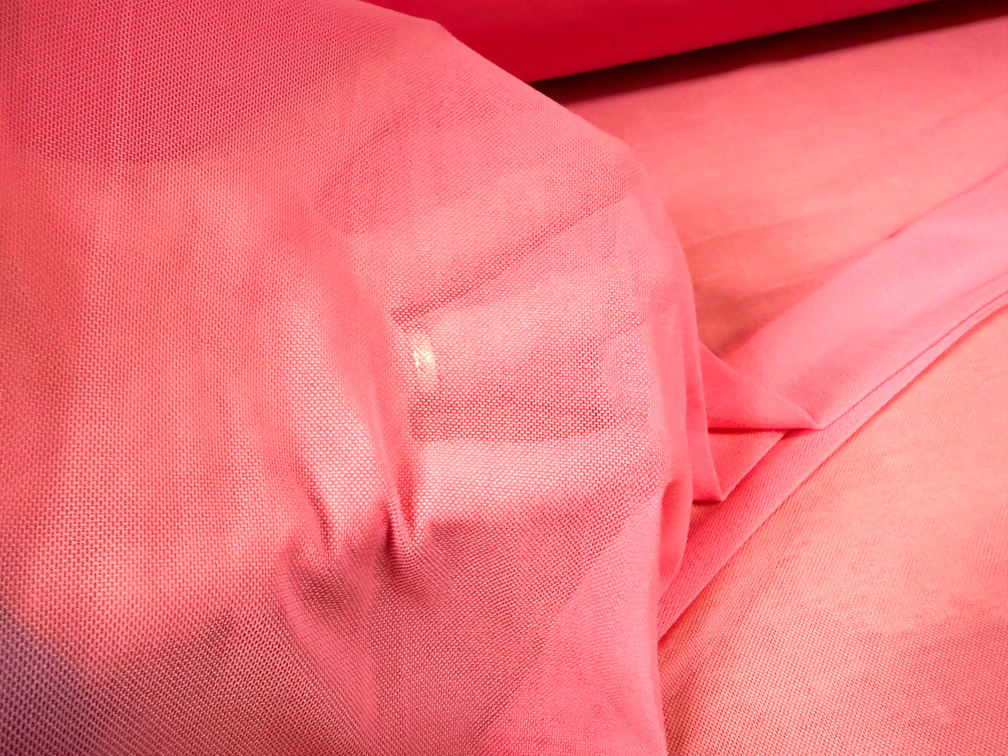 Power mesh net stretch spandex fabric, per metre - plain - watermelon pink