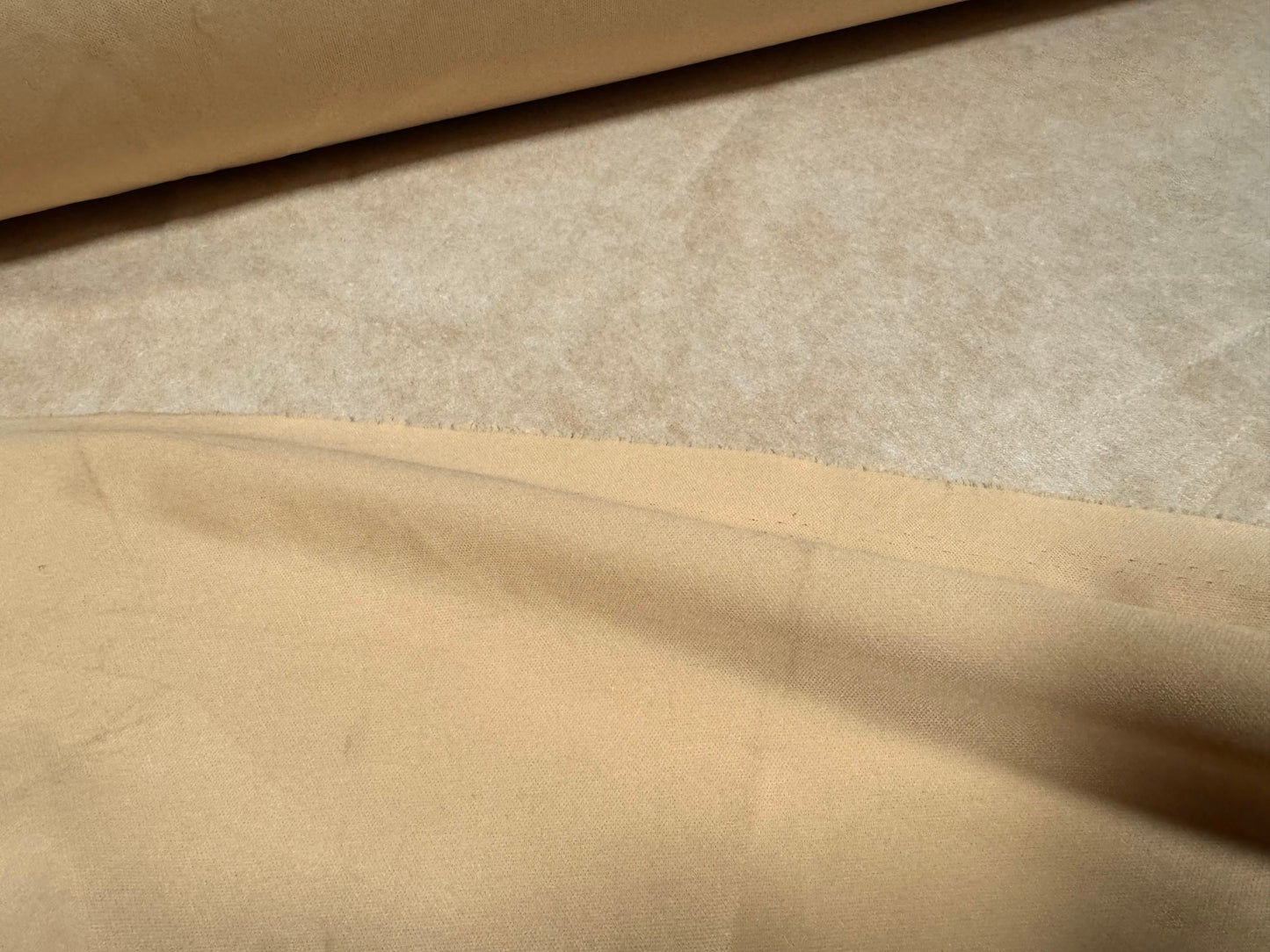 Interface bonded jersey fabric, per metre - plain - nude