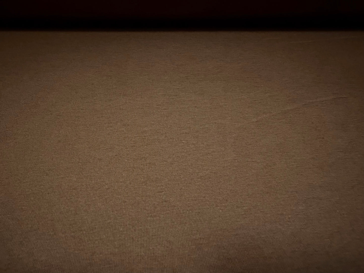 Cotton spandex stretch single jersey fabric, per metre - plain - brown