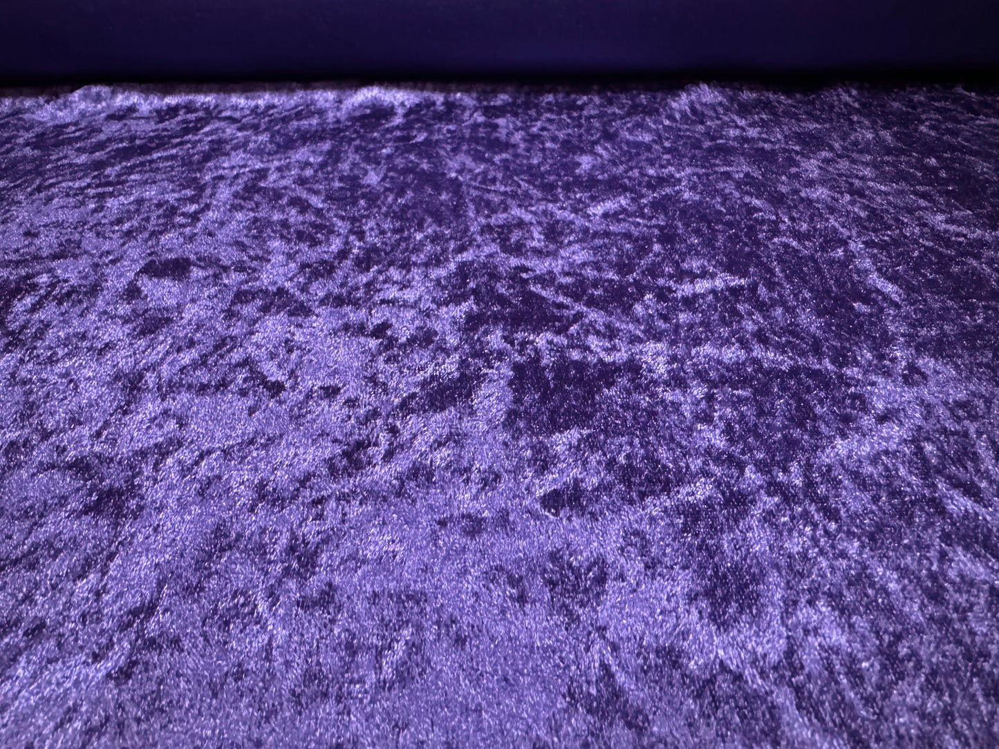 Panné velour fabric, per metre - plain - amethyst purple