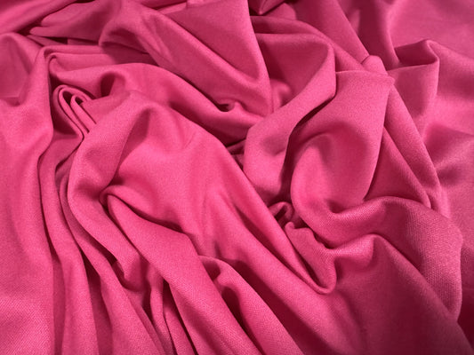 Single Jersey fashion fabric, per metre - plain - bubblegum pink