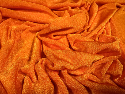Slinky Stretch spandex jersey fabric, per metre - plain - Bright Marigold