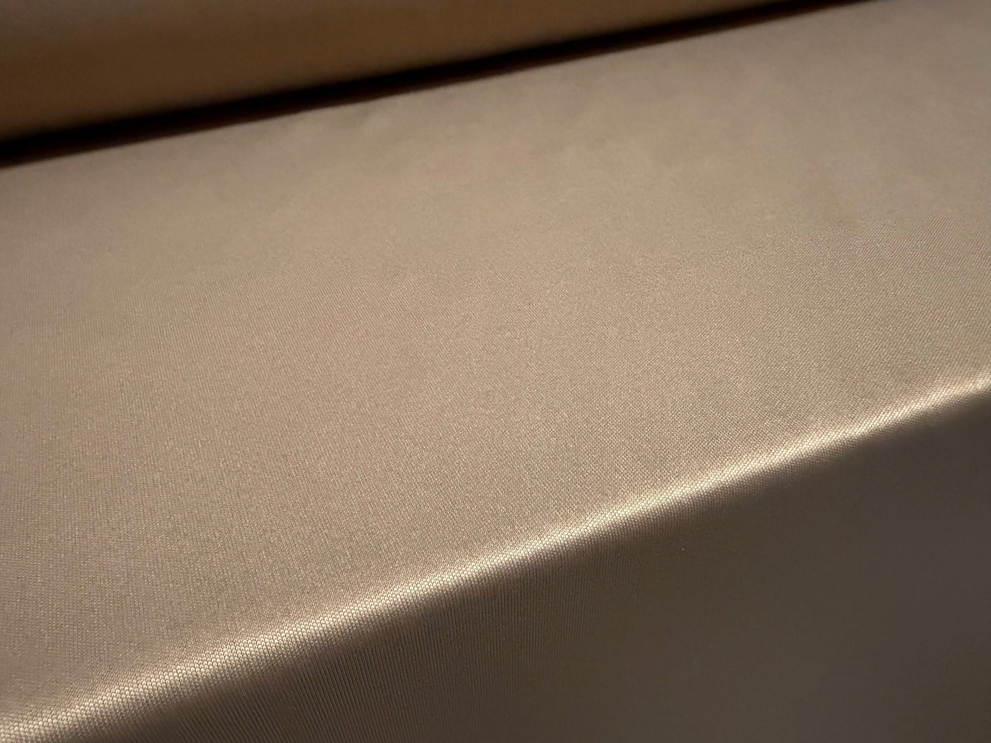Single jersey fashion fabric, per metre - plain - fawn