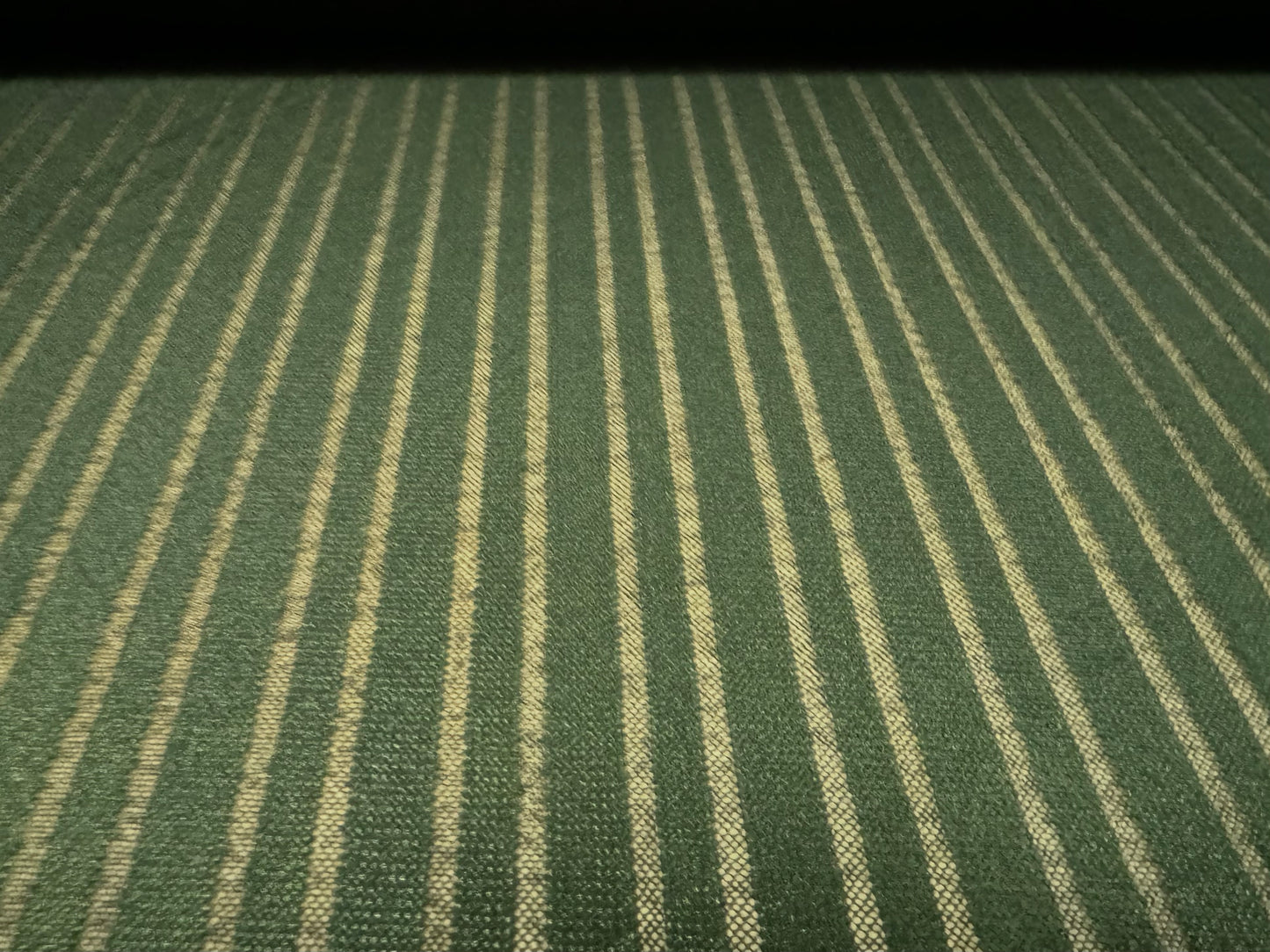 Burnout stripe jersey fabric, per metre - olive green