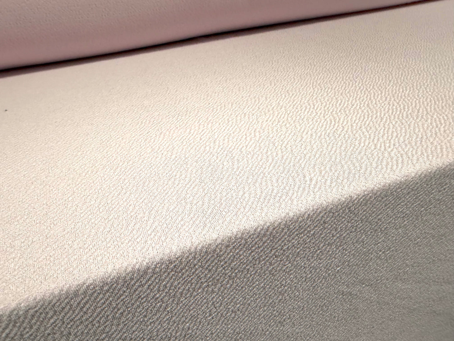 Waterfall textured scuba stretch spandex jersey, per metre - plain - light pink