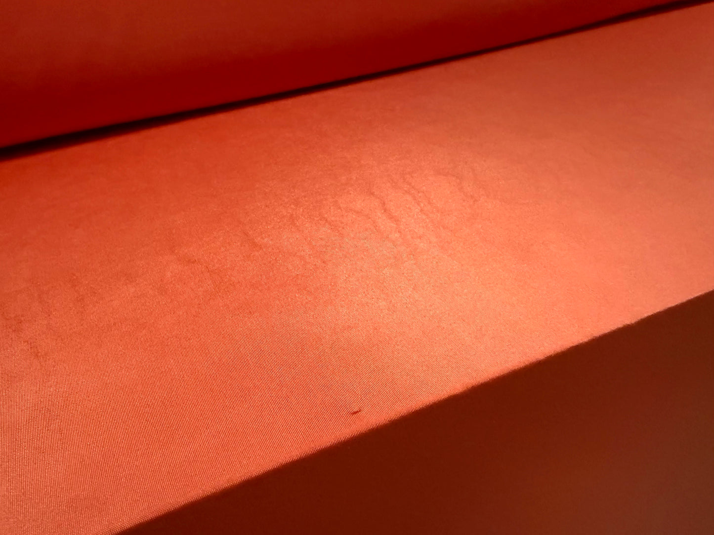 Soft touch spandex stretch jersey fabric, per metre - plain - burnt orange