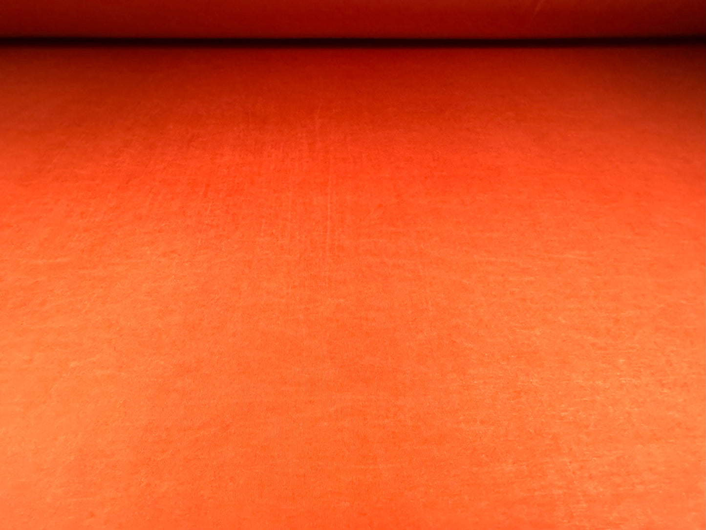 Soft touch stretch spandex jersey fabric, per metre - plain - blood orange