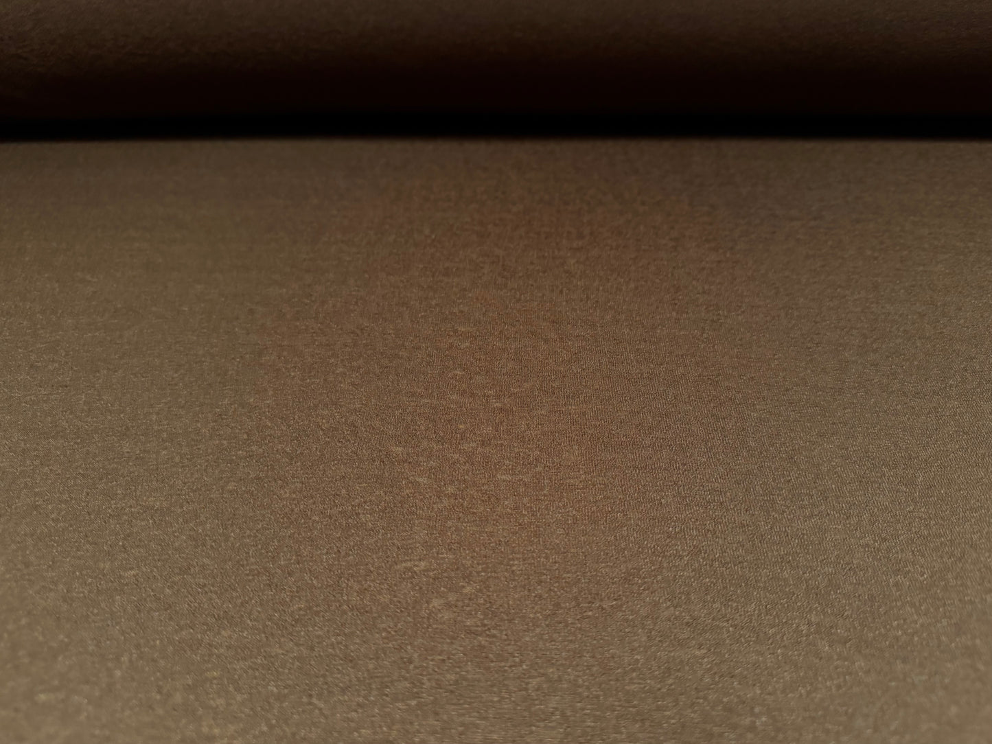 Thick & thin stretch spandex single jersey fashion fabric, per metre - plain - brown