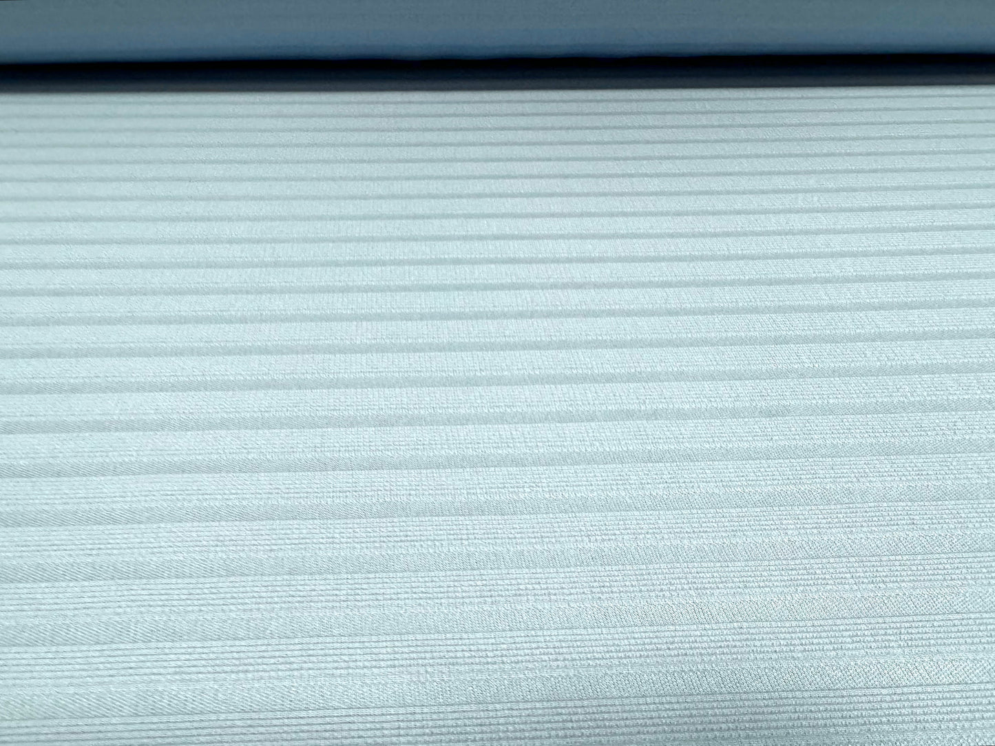 Ottoman rib stripe stretch jersey fabric , per metre - burnout stripe - baby blue