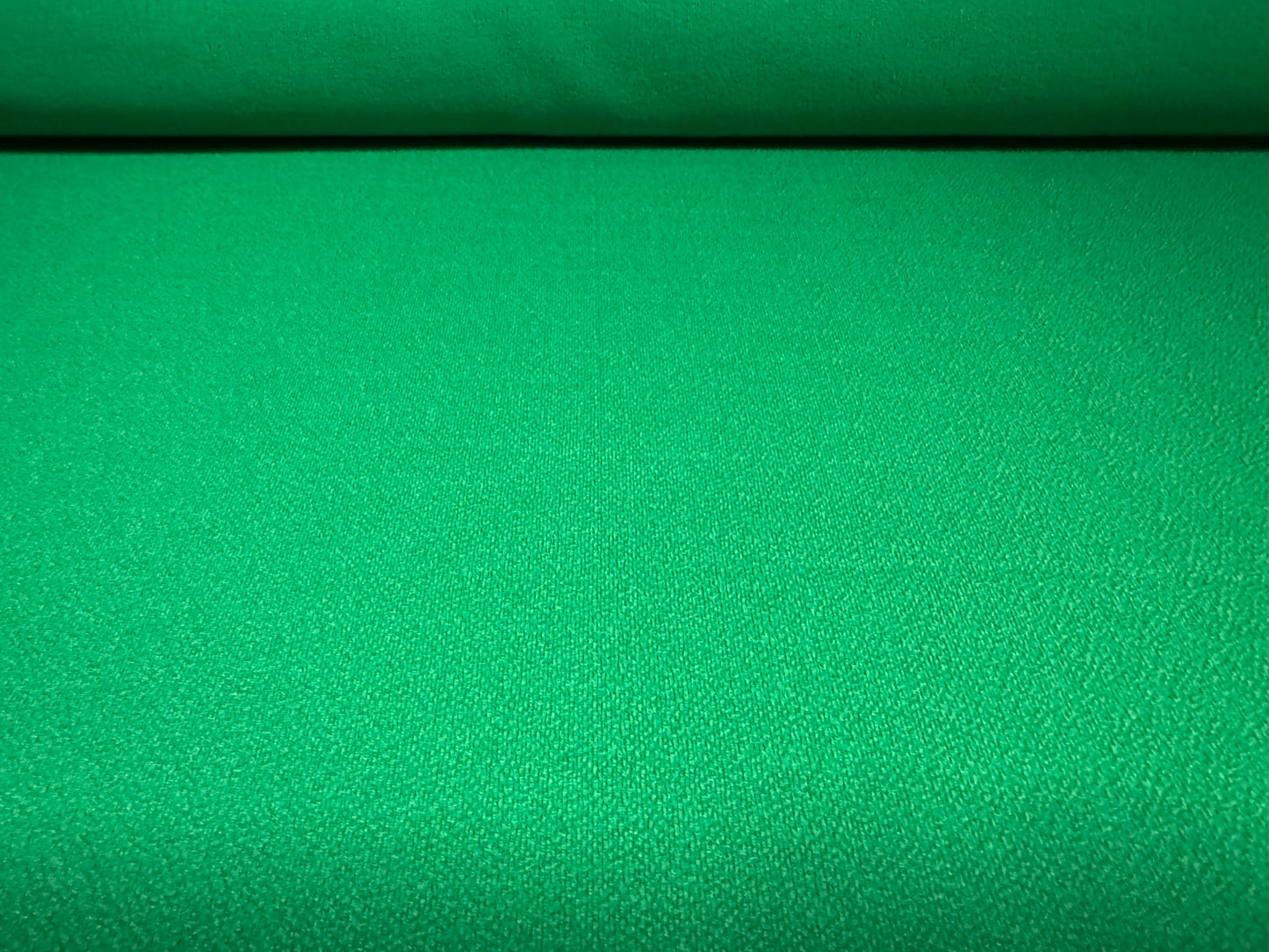 Stretch crepe double jersey fabric - per metre - plain - shamrock green