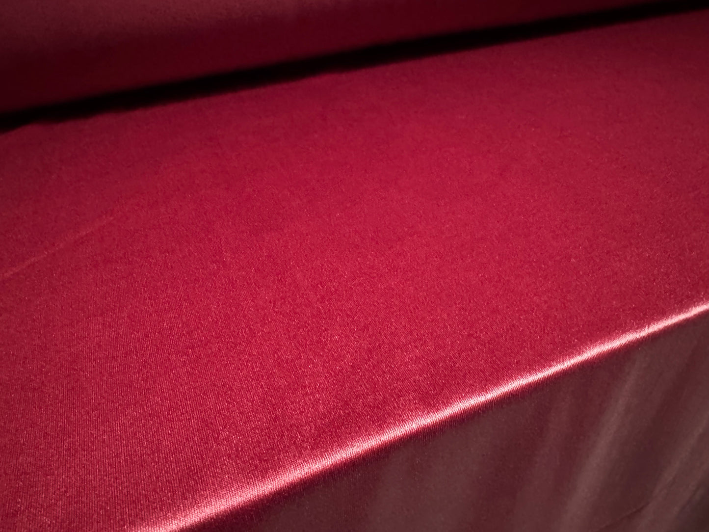 P.U. coated stretch spandex ciré wet look jersey fabric, per metre - plain - wine