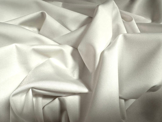 Yoga stretch spandex jersey fabric, per metre - plain - white