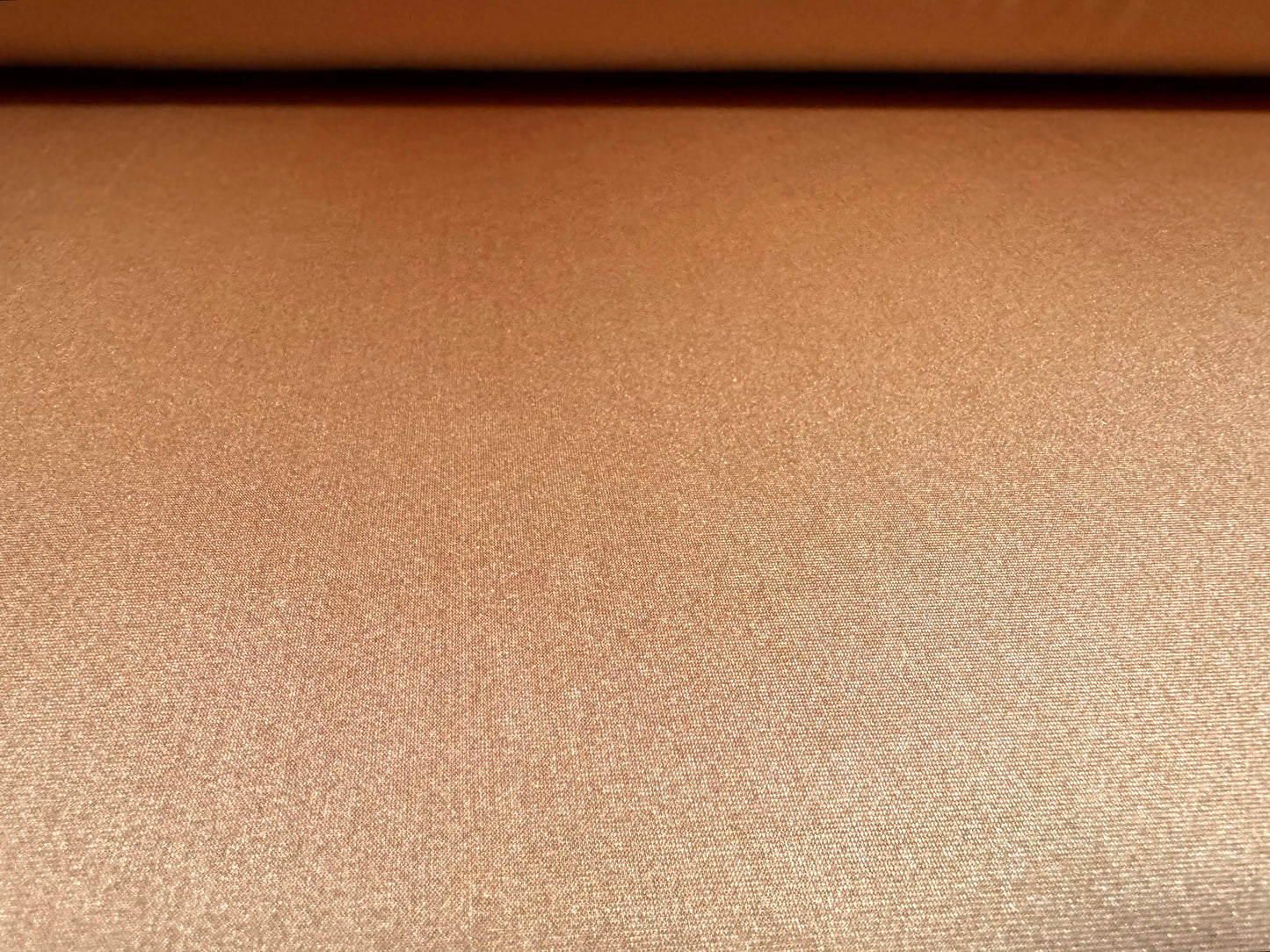 Swimwear stretch spandex jersey fabric, per metre - plain - siena brown