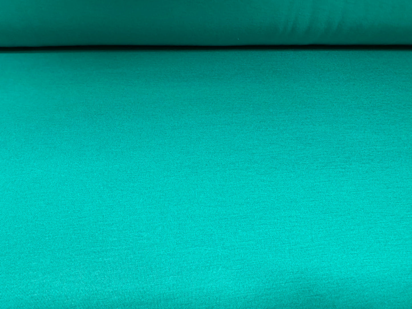 Viscose spandex stretch single jersey fabric, per metre - plain - Caribbean turquoise