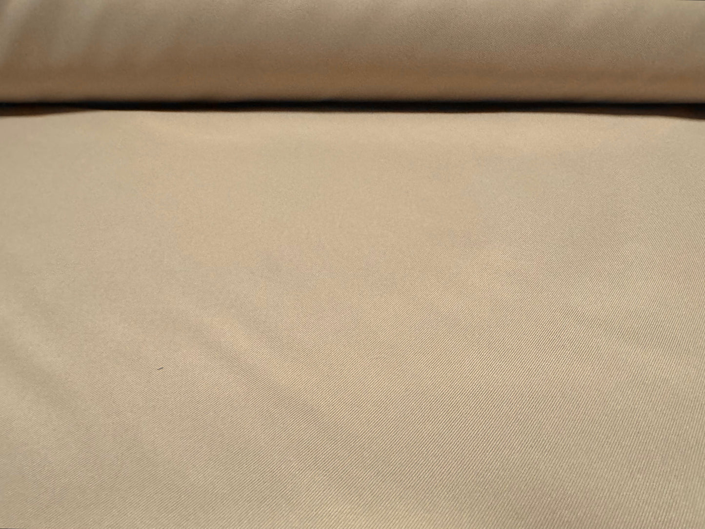 Woven nylon fabric, per metre - plain - beige